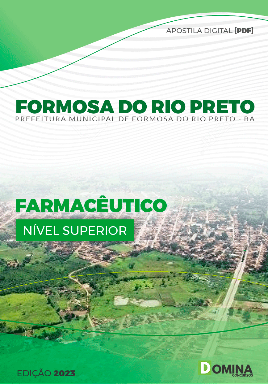 Apostila Pref Formosa Rio Preto BA 2023 Farmacêutico