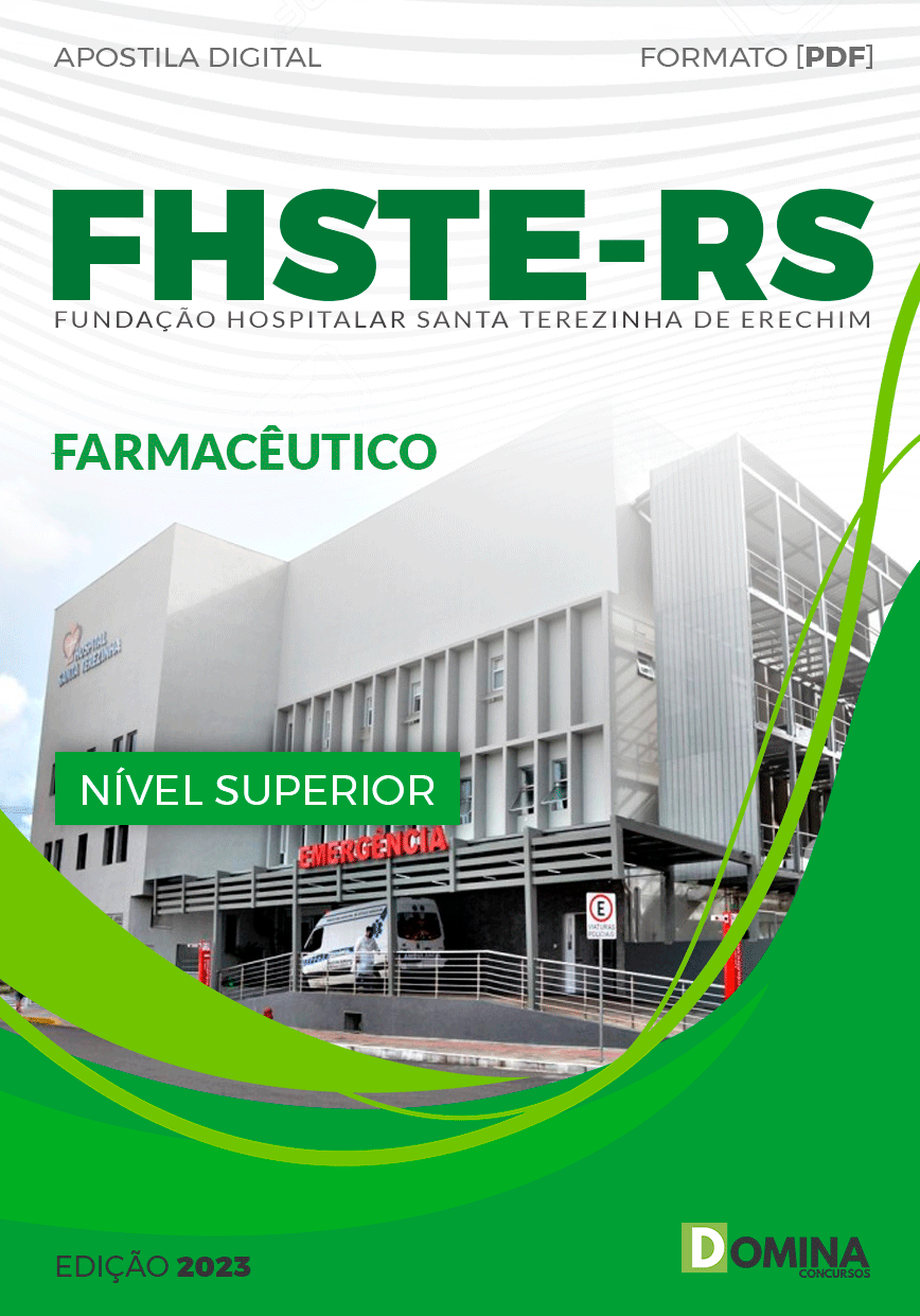 Apostila Concurso FHSTE RS 2023 Farmacêutico