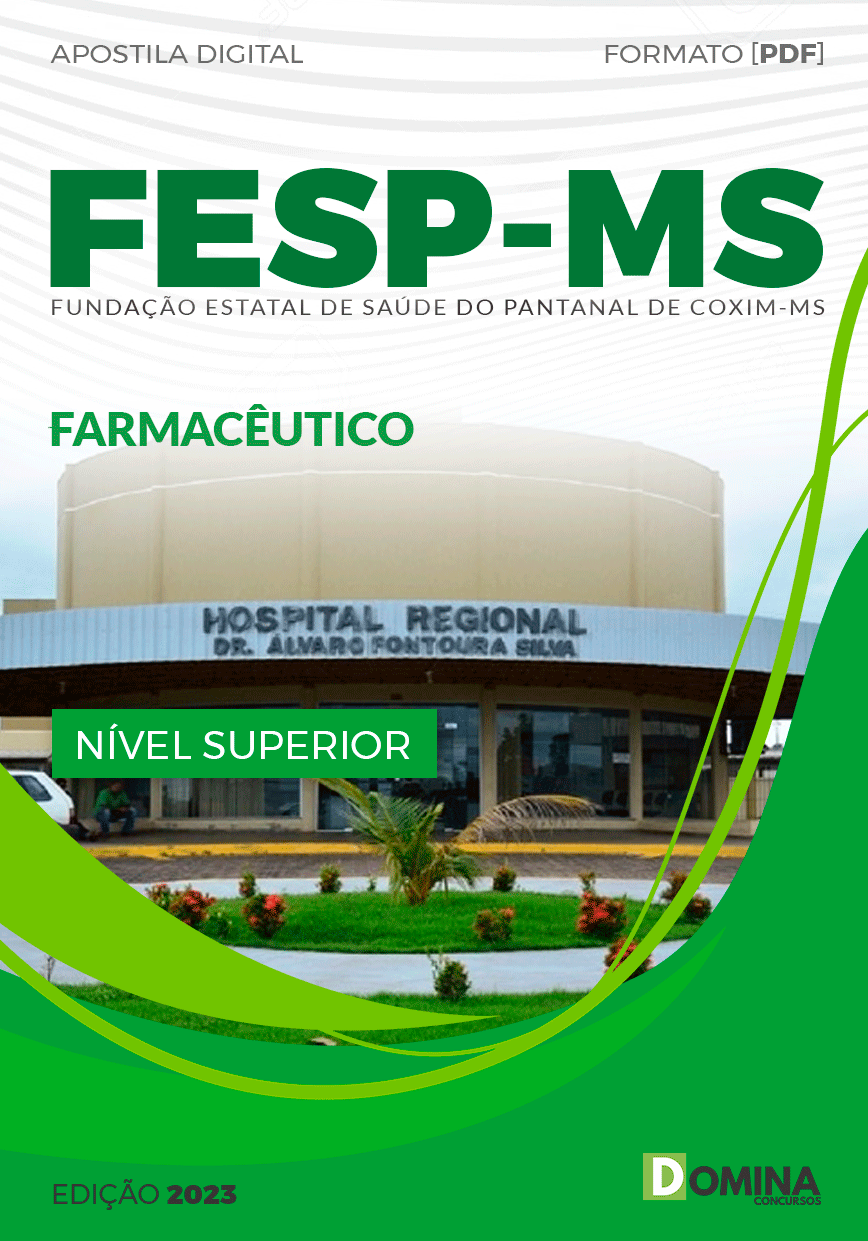 Apostila Concurso FESP MS 2023 Farmacêutico