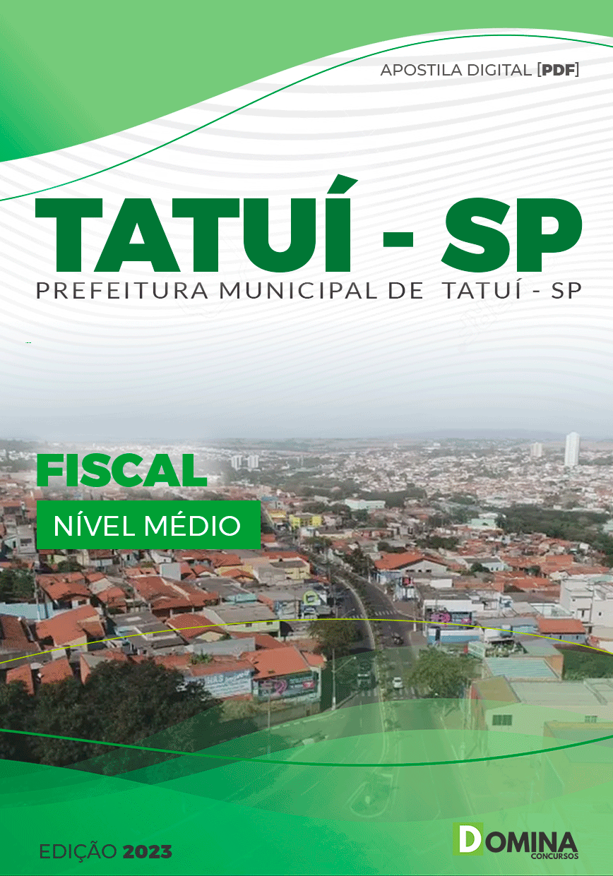 Apostila Concurso Público Pref Tatuí SP 2023 Fiscal