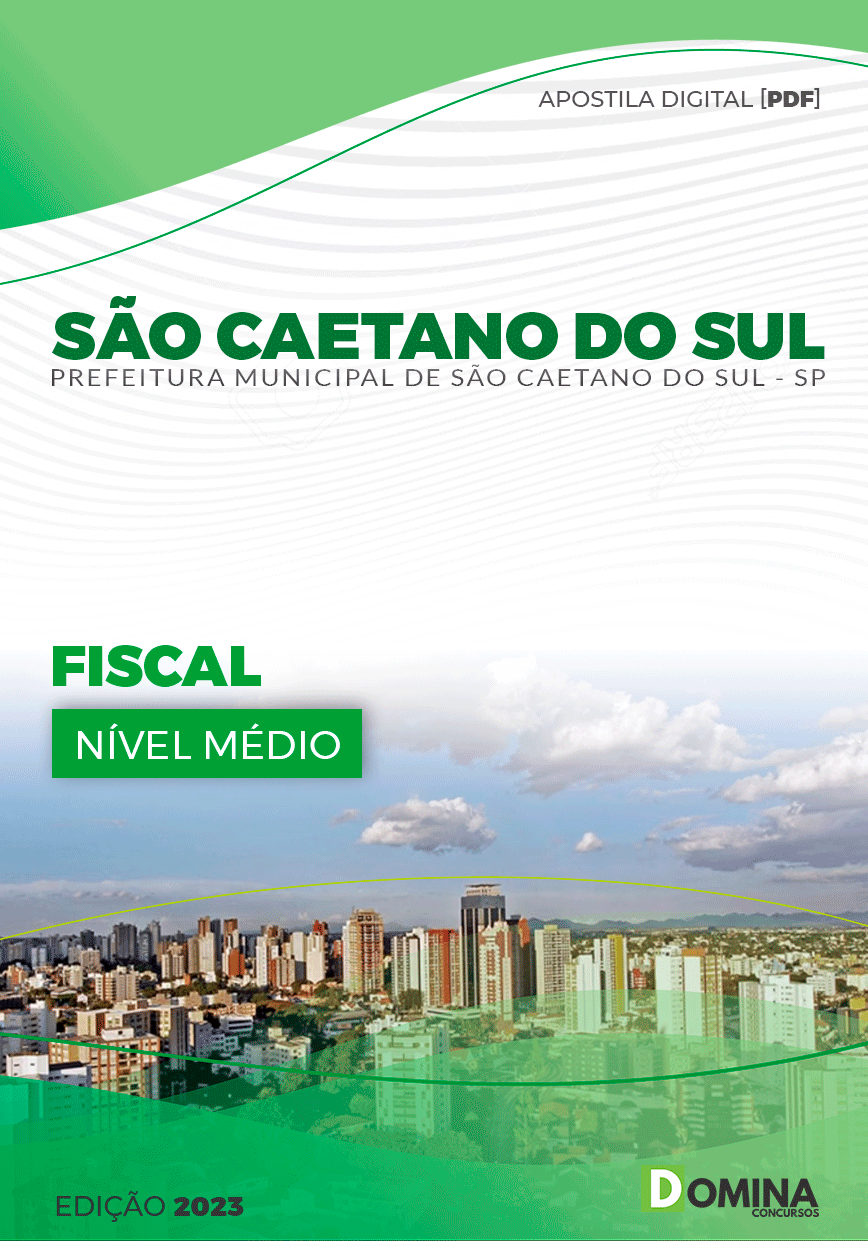 Apostila Pref São Caetano do Sul SP 2023 Fiscal
