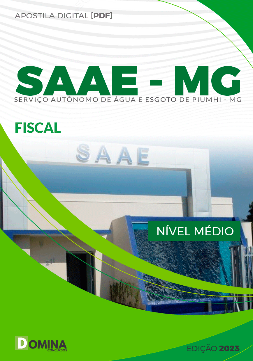 Apostila SAAE Piumhi MG 2023 Fiscal