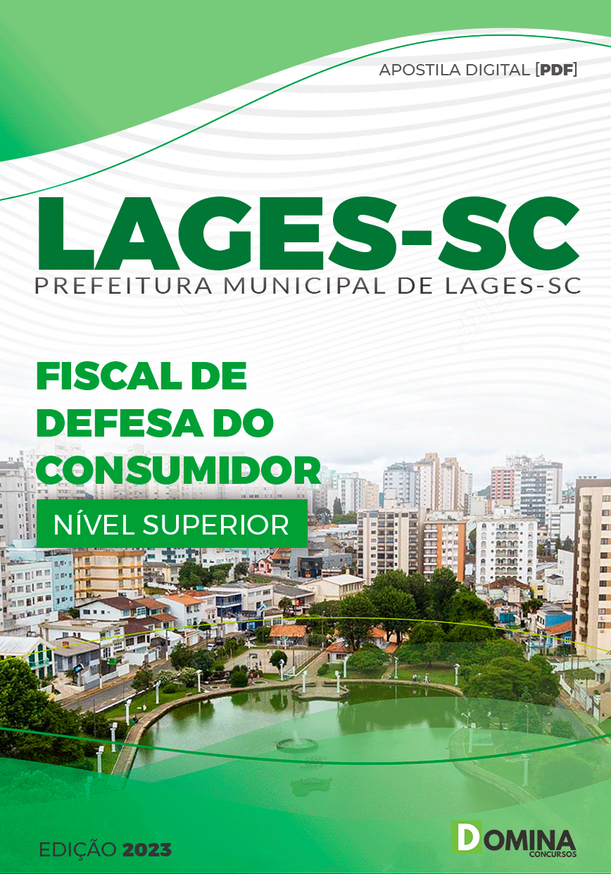 Apostila Concurso Pref Lages SC 2023 Fiscal Defesa Consumidor