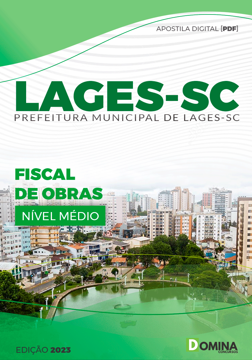 Apostila Concurso Pref Lages SC 2023 Fiscal Obra