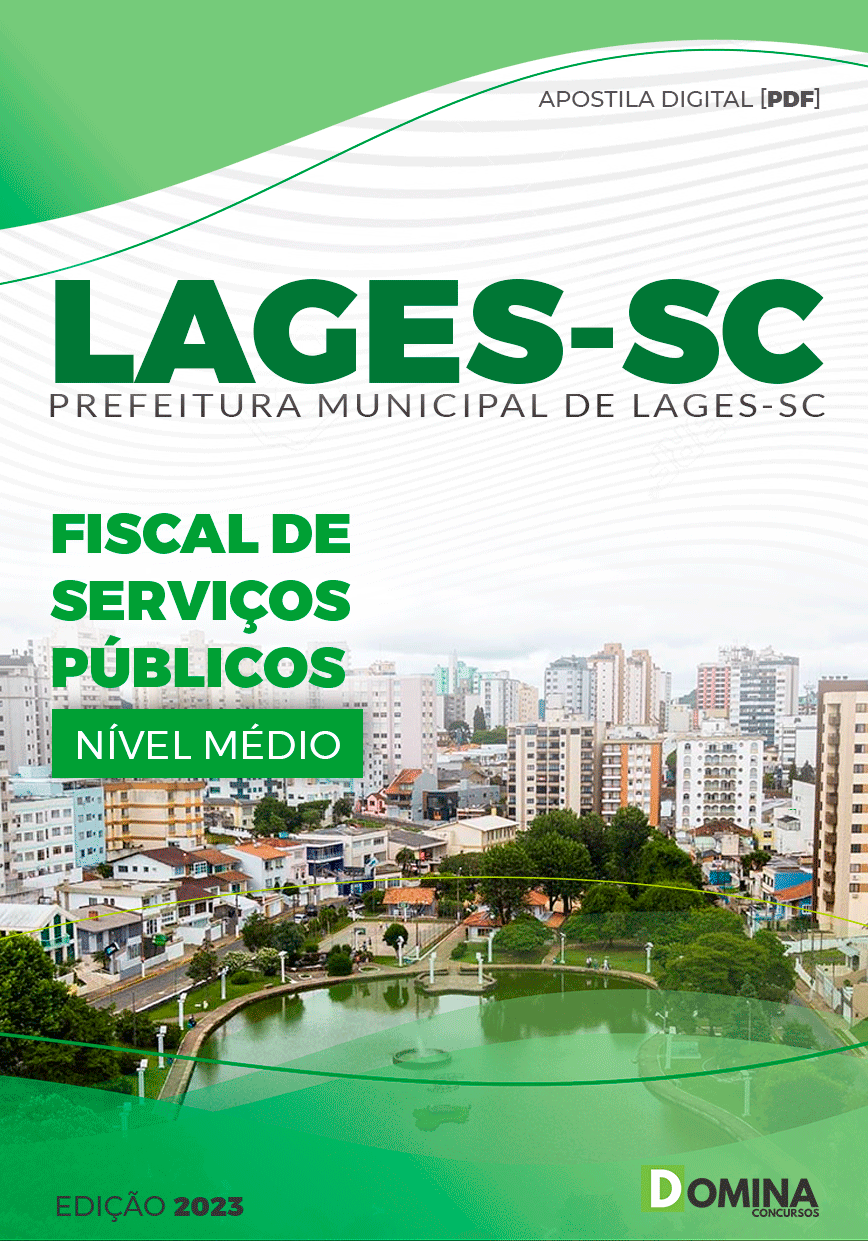 Apostila Concurso Pref Lages SC 2023 Fiscal Serviços Públicos