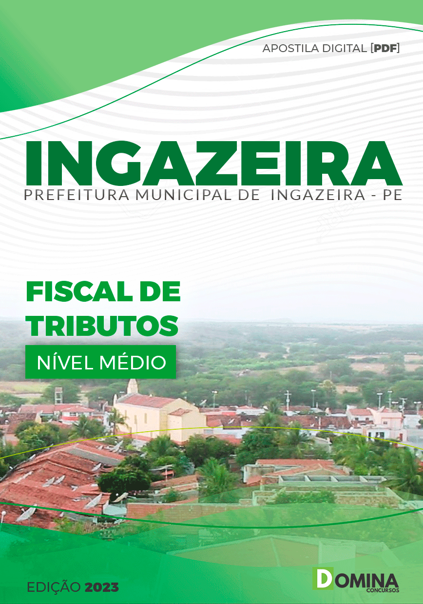 Apostila Concurso Pref Ingazeira PE 2023 Fiscal Tributos