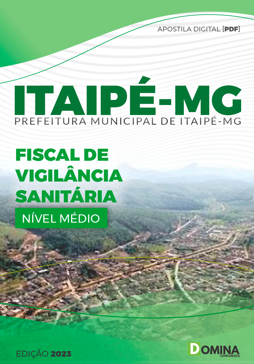 Apostila Pref Itaipé MG 2023 Fiscal Vigilância Sanitária