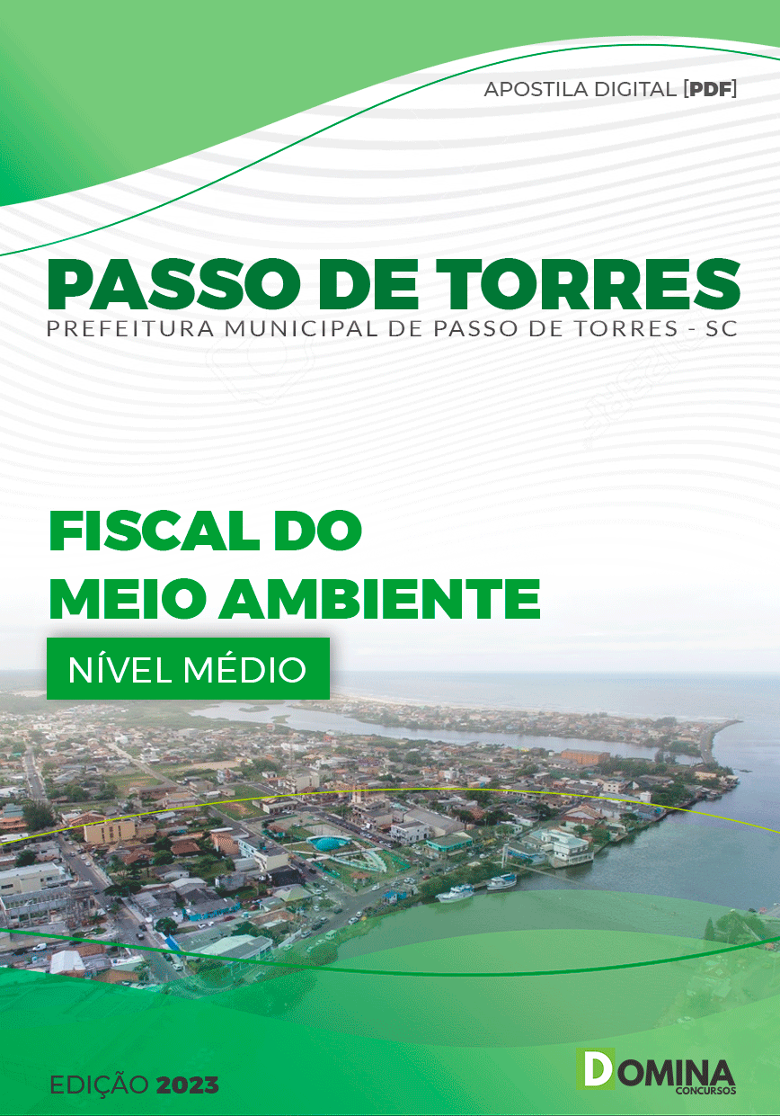 Apostila Pref Passo de Torres SC 2023 Fiscal Meio Ambiente