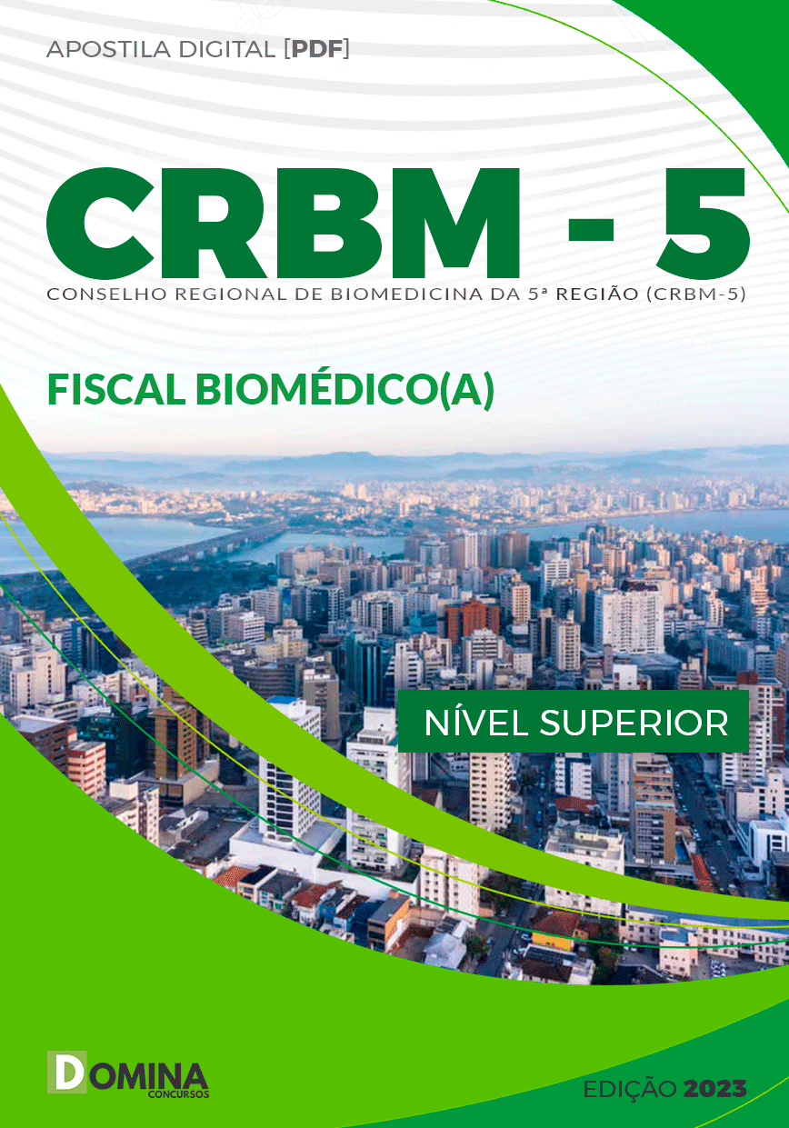 Apostila CRBM 5ª 2023 Fiscal Biomédico