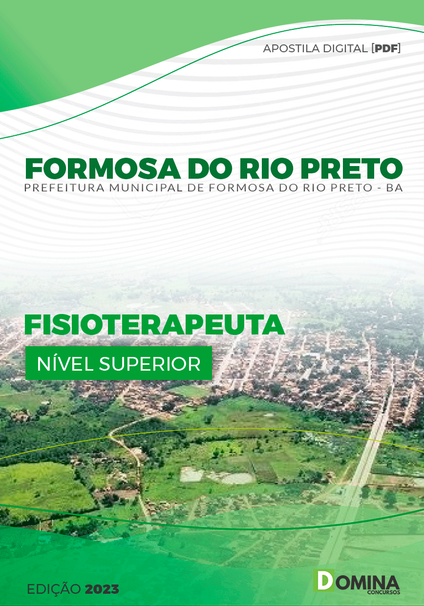 Apostila Pref Formosa Rio Preto BA 2023 Fisioterapeuta