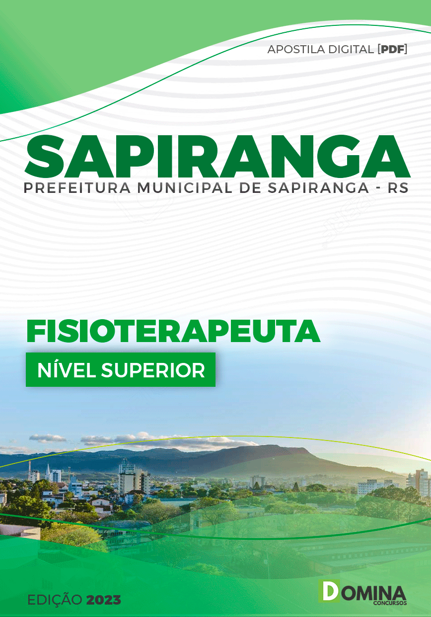 Apostila Pref Sapiranga RS 2023 Fisioterapeuta