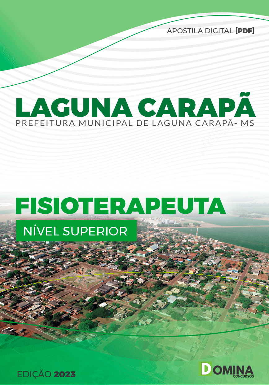 Apostila Concurso Pref Laguna Carapã MS 2023 Fisioterapeuta