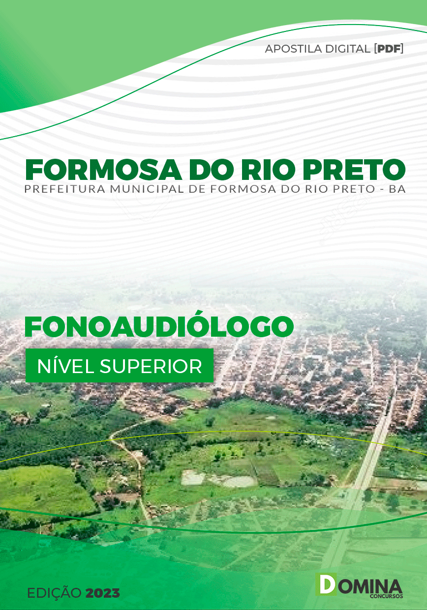 Apostila Pref Formosa Rio Preto BA 2023 Fonoaudiólogo