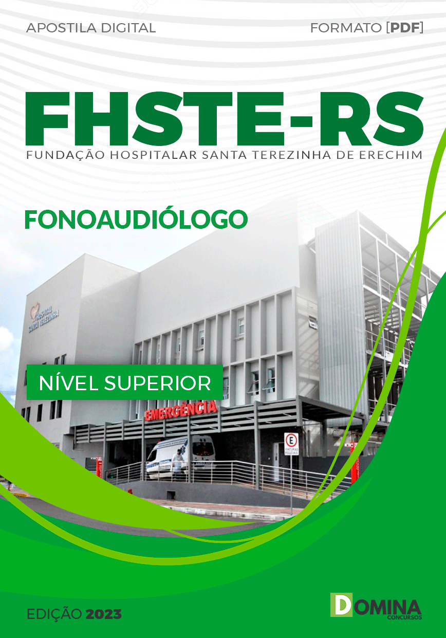 Apostila Concurso FHSTE RS 2023 Fonoaudiólogo