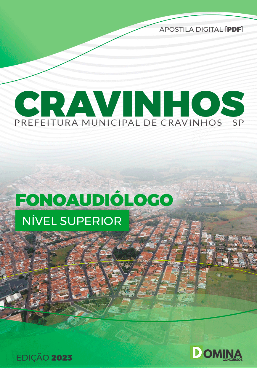 Apostila Concurso Pref Cravinhos SP 2023 Fonoaudiólogo