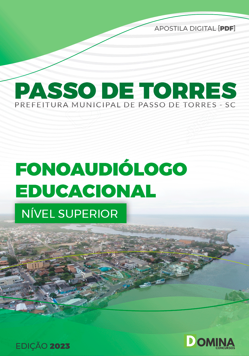 Pref Passo de Torres SC 2023 Fonoaudiólogo Educacional