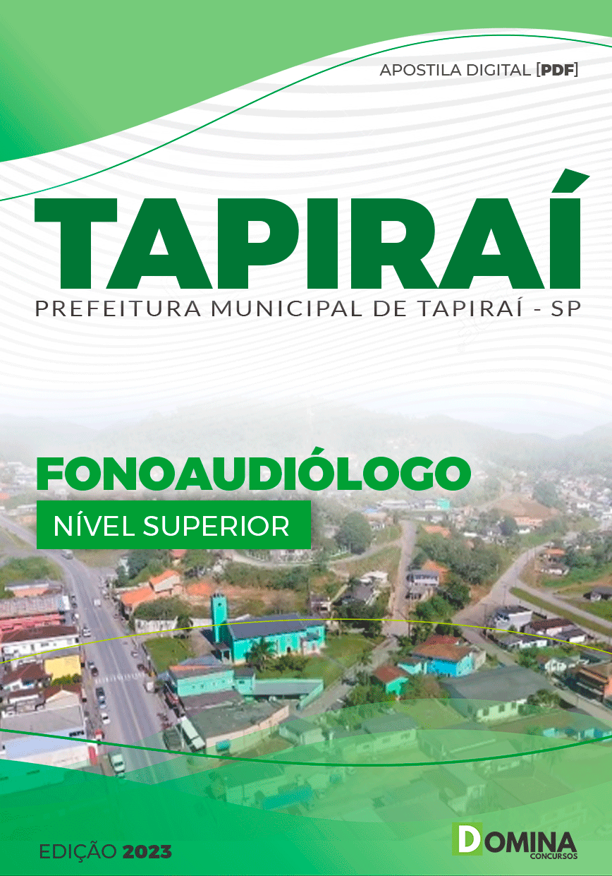 Apostila Pref Tapiraí SP 2023 Fonoaudiólogo