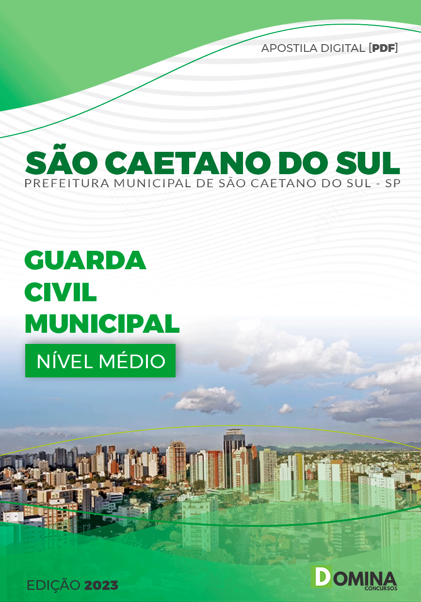 Apostila Pref São Caetano do Sul SP 2023 Guarda Civil Municipal