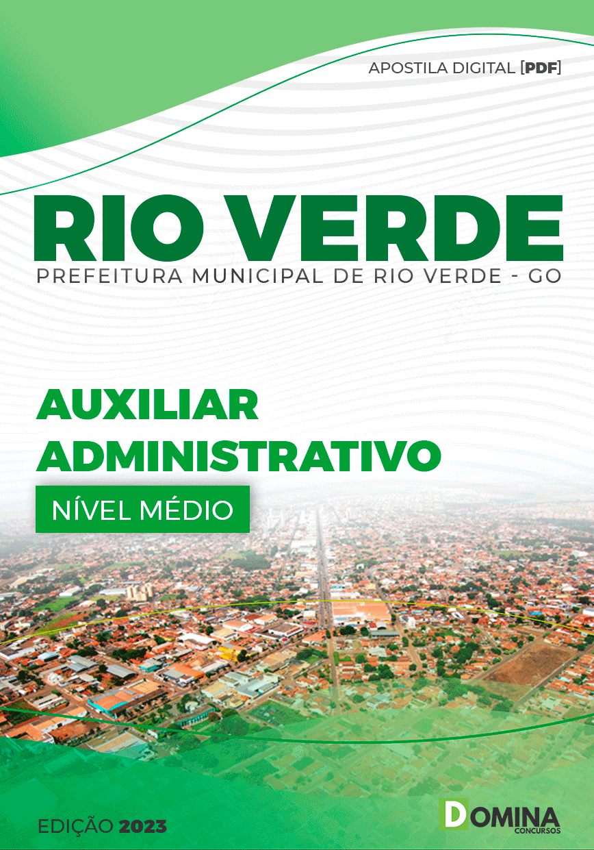 Apostila Pref Rio Verde GO 2023 Auxiliar Administrativo
