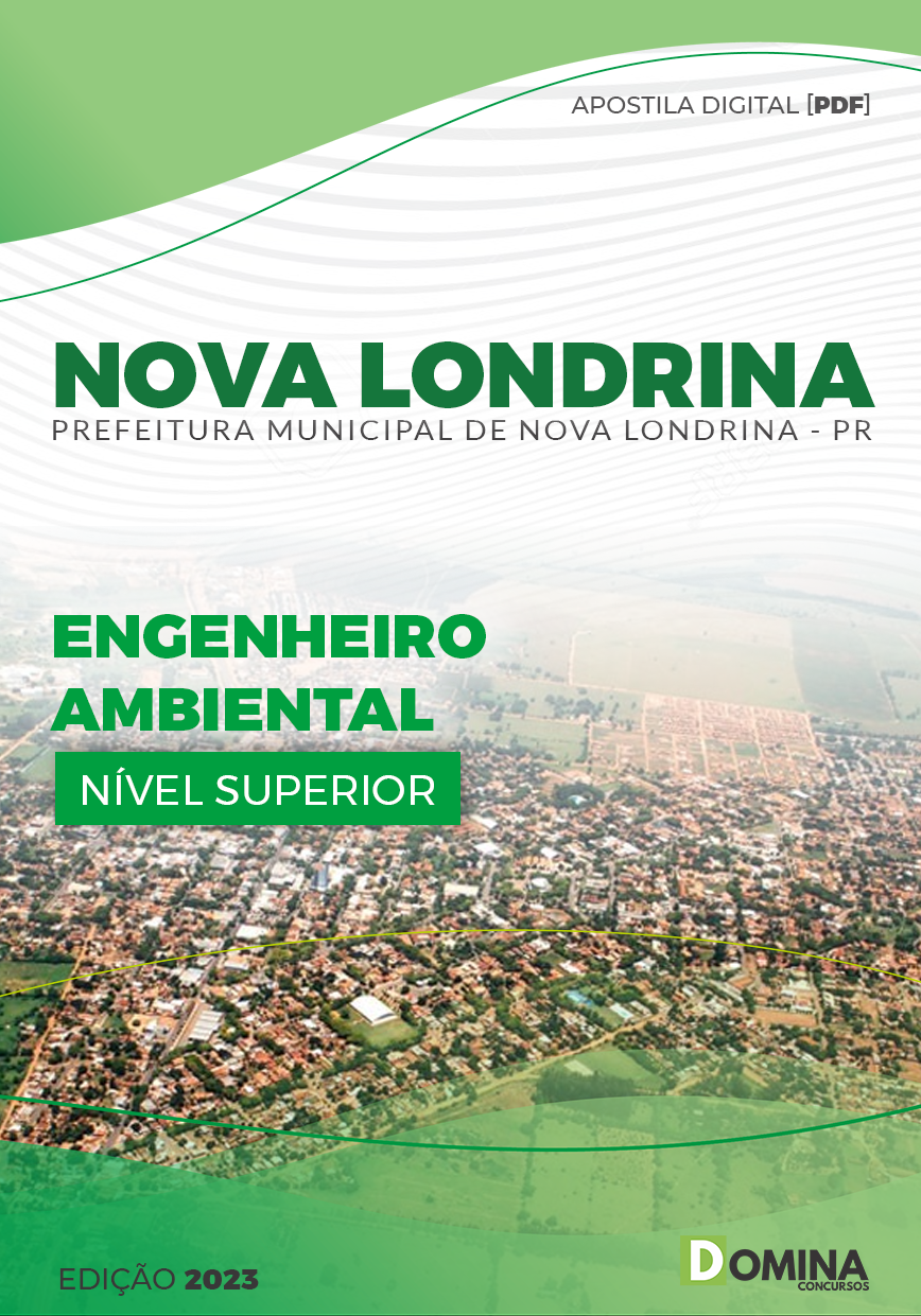 Apostila Pref Nova Londrina PR 2023 Engenheiro Ambiental