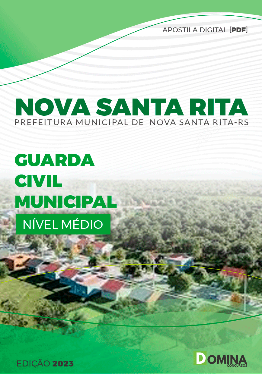 Apostila Pref Nova Santa Rita RS 2023 Guarda Civil Municipal