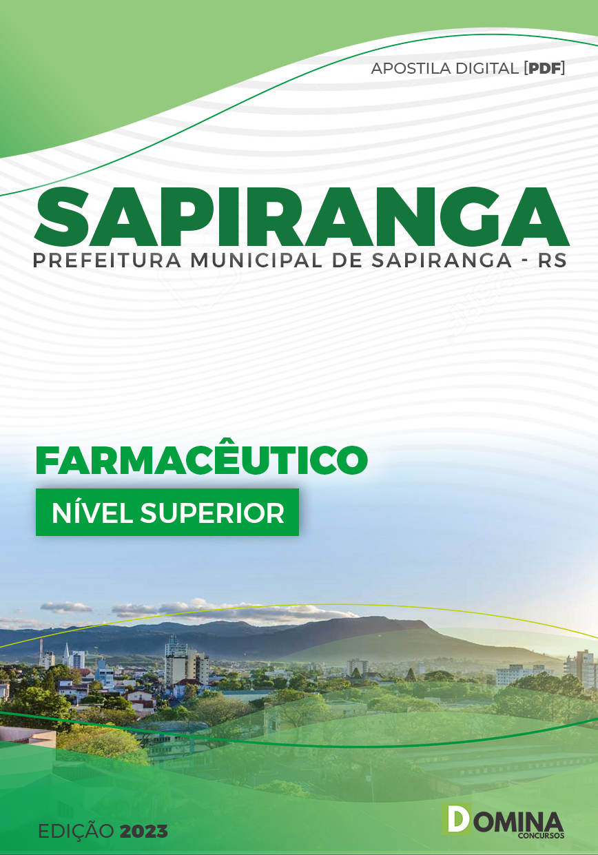 Apostila Pref Sapiranga RS 2023 Farmacêutico