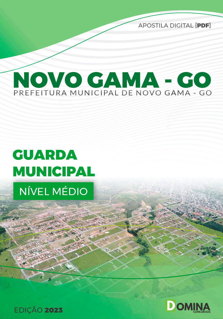 Apostila Pref Novo Gama GO 2023 Guarda Municipal