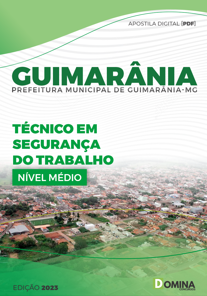 Apostila Pref Guimarânia MG 2023 Técnico Segurança Trabalho