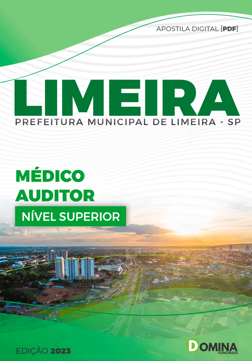 Apostila Concurso Pref Limeira SP 2023 Médico Auditor