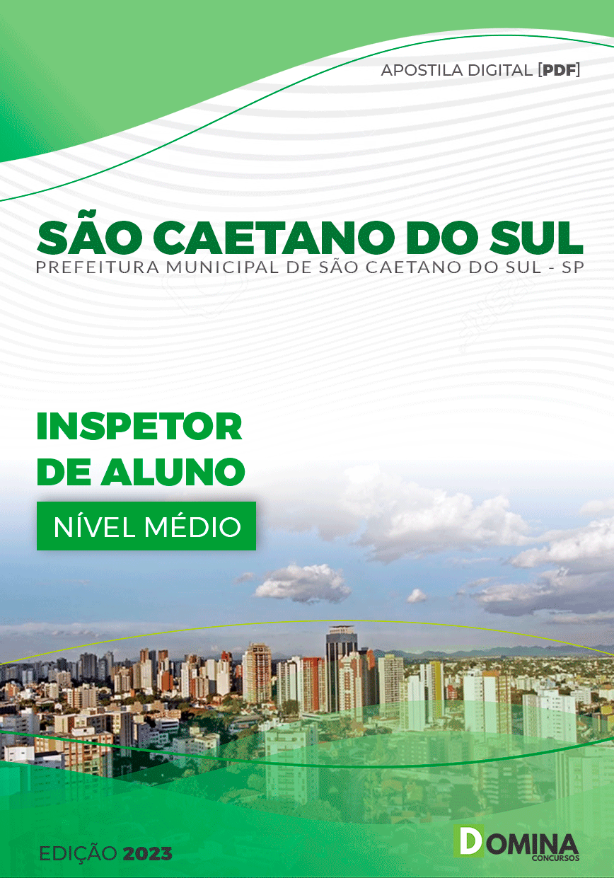 Apostila Pref São Caetano do Sul SP 2023 Inspetor Aluno