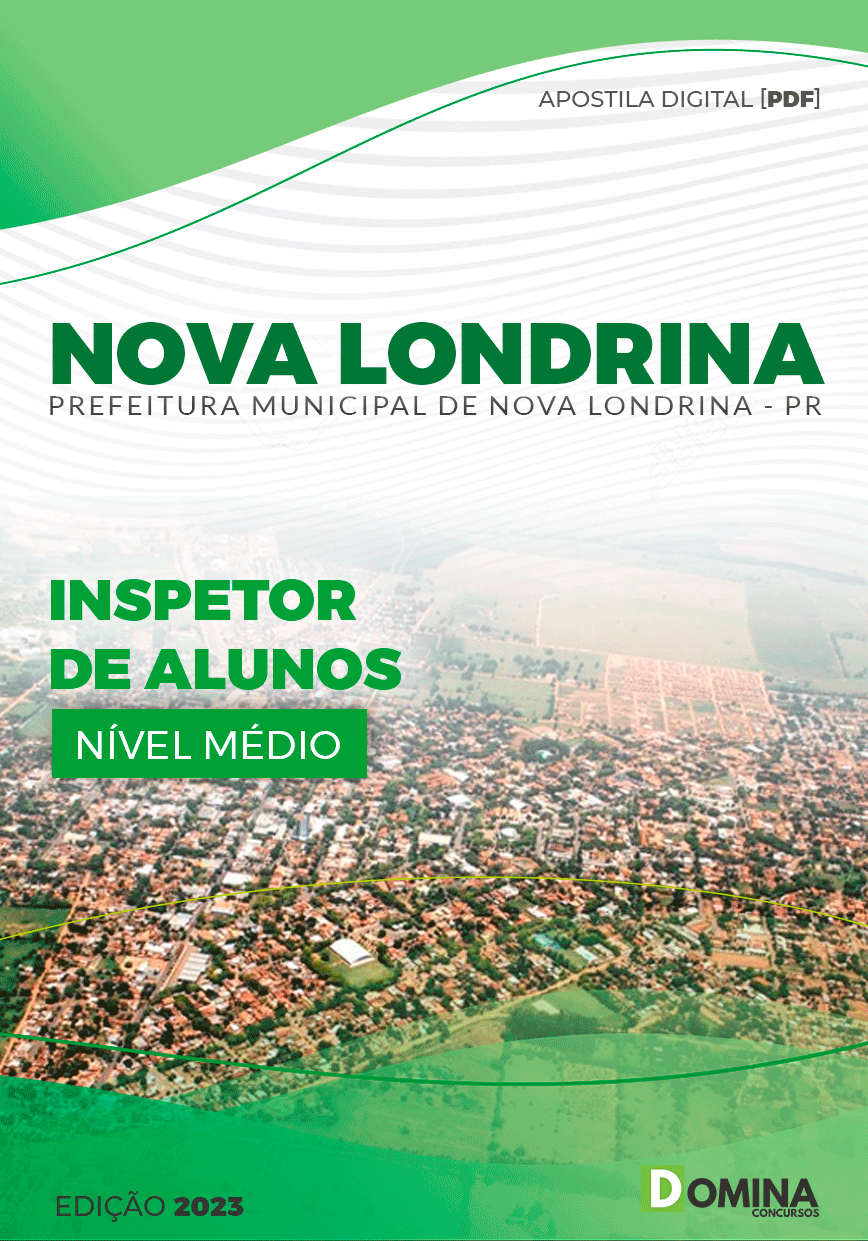 Apostila Pref Nova Londrina PR 2023 Inspetor Alunos