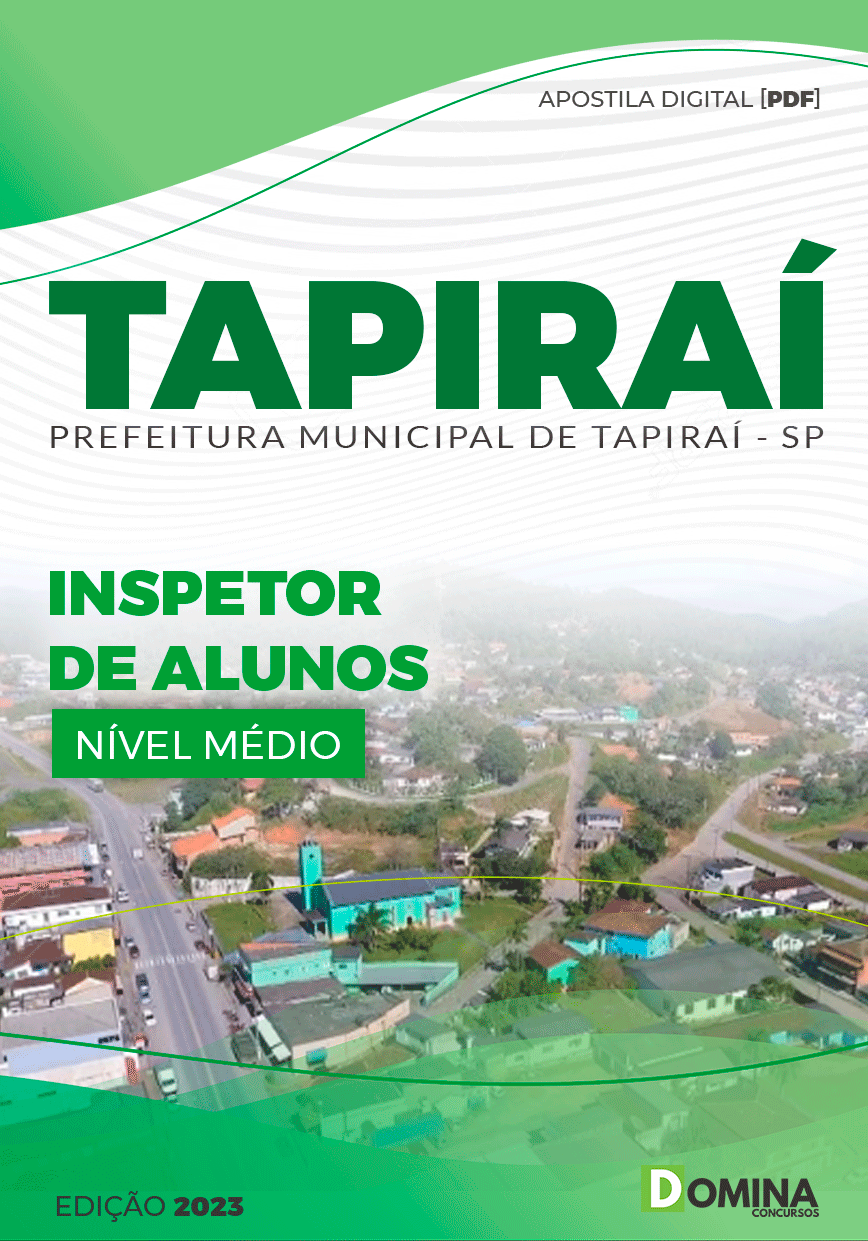 Apostila Pref Tapiraí SP 2023 Inspetor de Alunos