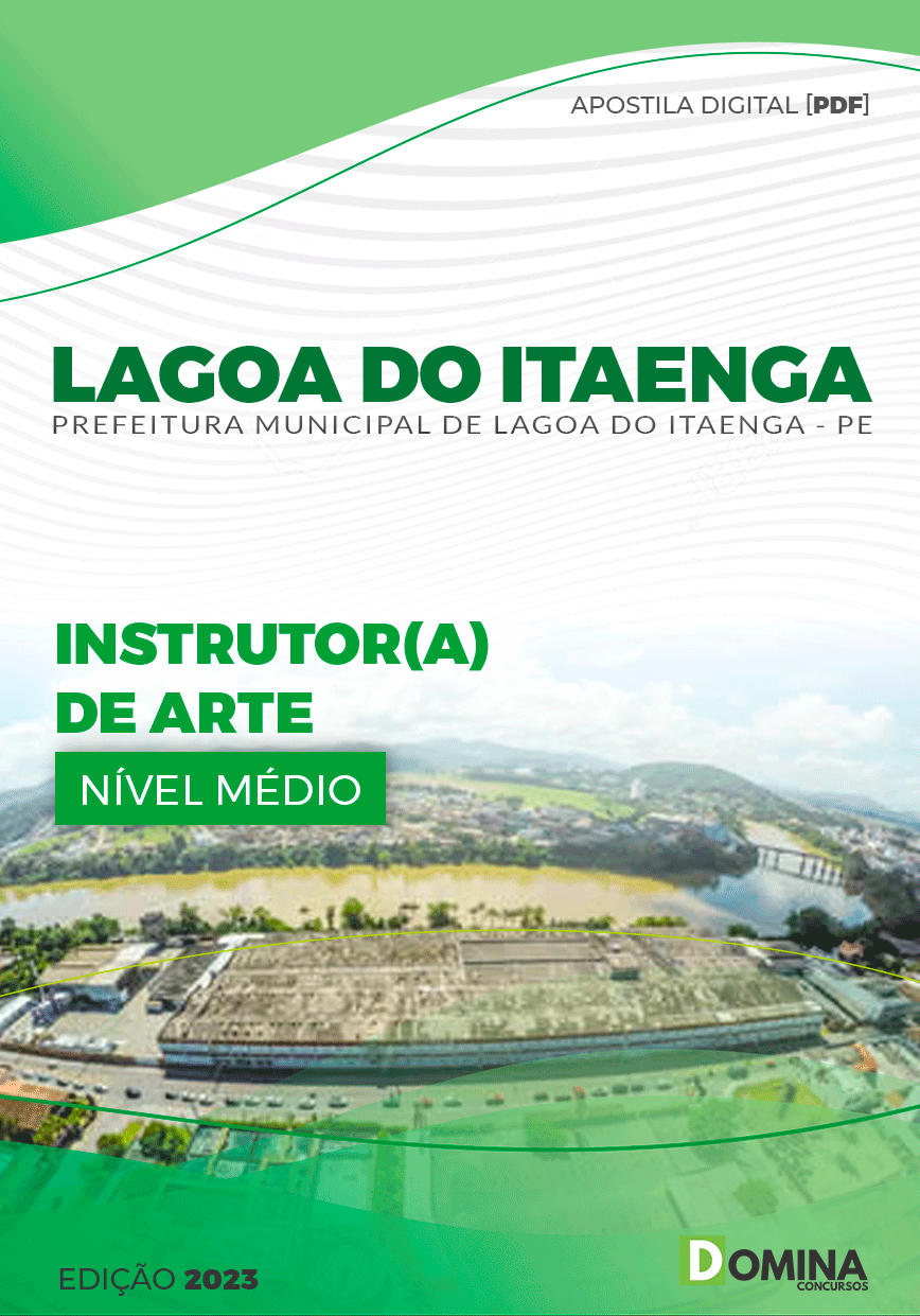 Apostila Pref Lagoa de Itaenga PE 2023 Instrutor Arte