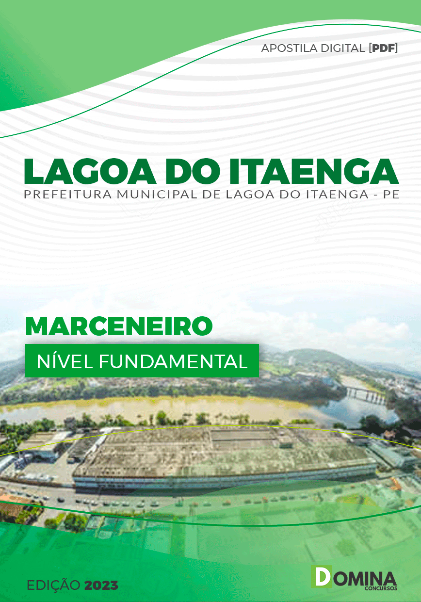 Apostila Pref Lagoa de Itaenga PE 2023 Marceneiro