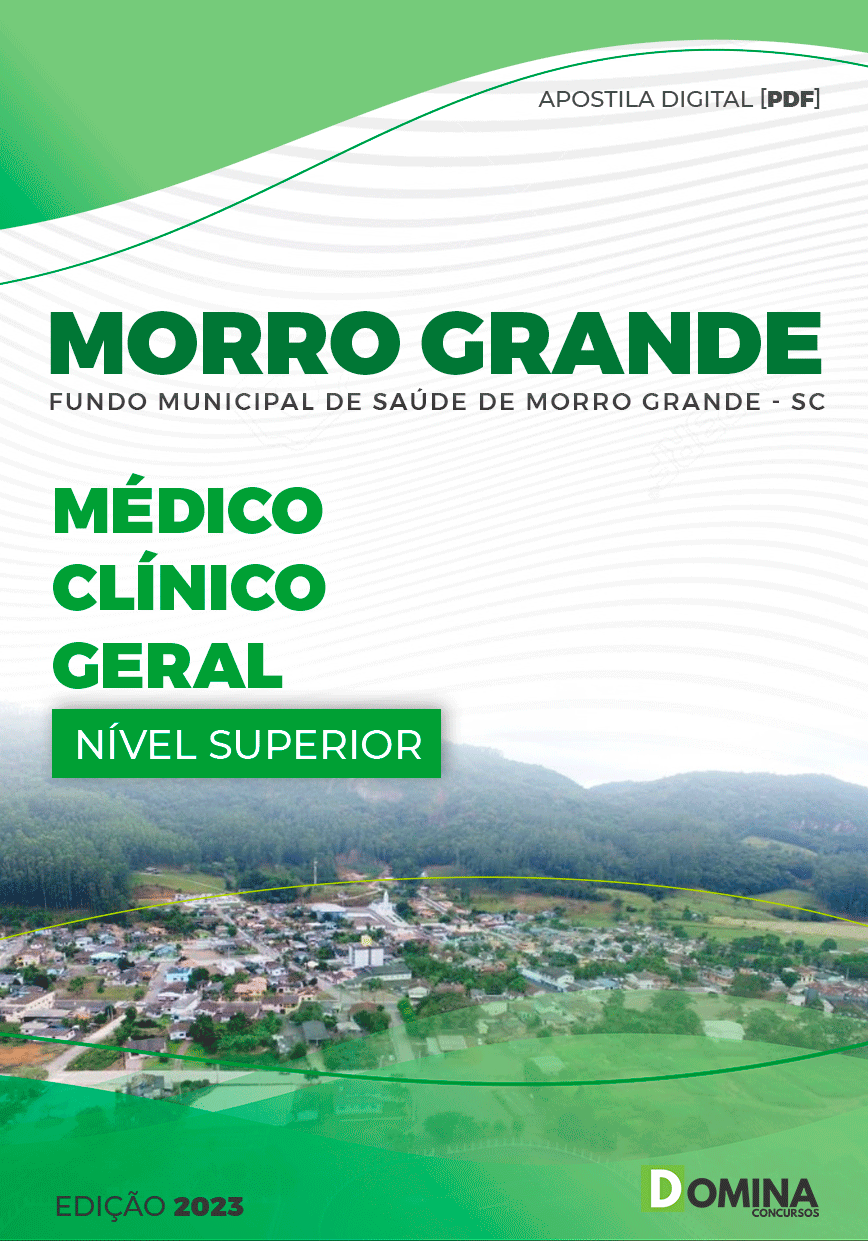 Apostila Pref Morro Grande SC 2023 Médico Clínico Geral