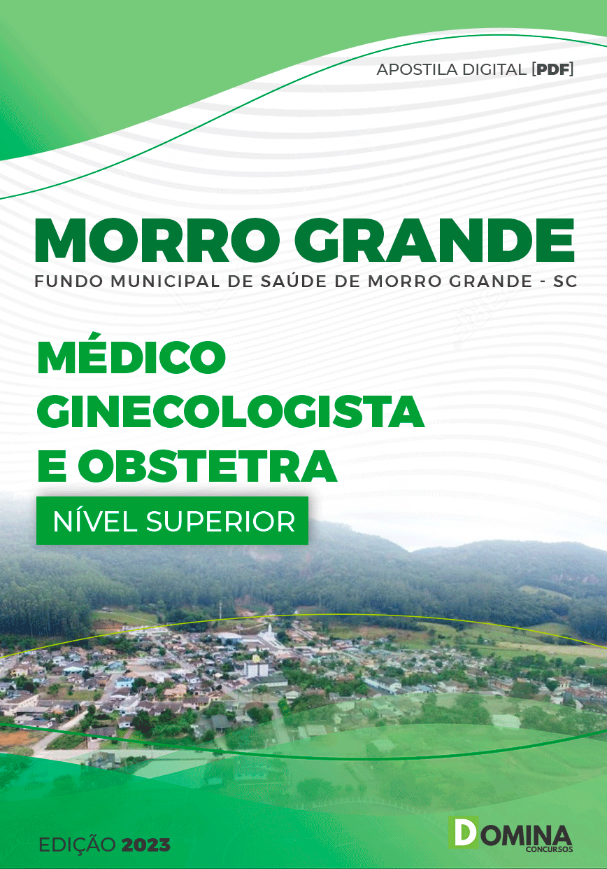 Pref Morro Grande SC 2023 Médico Ginecologista Obstetra