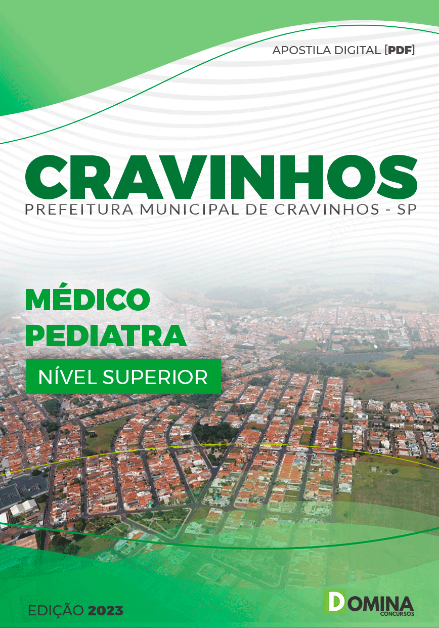 Apostila Pref Cravinhos SP 2023 Médico Pediatra