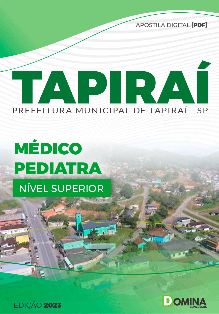Apostila Pref Tapiraí SP 2023 Médico Pediatra