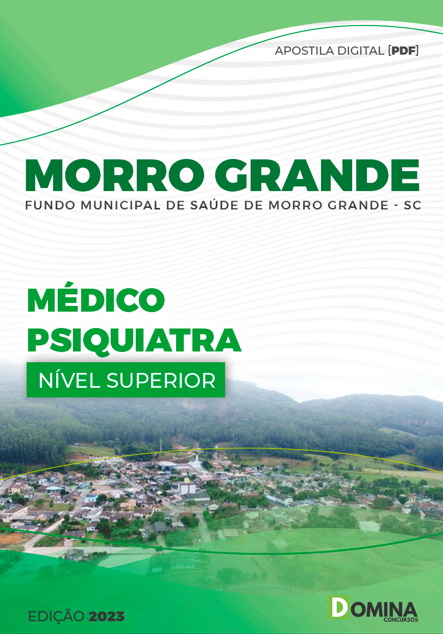 Apostila Pref Morro Grande SC 2023 Médico Psiquiatra