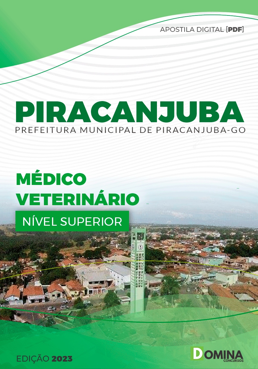 Apostila Concurso Pref Piracanjuba GO 2023 Médico Veterinário