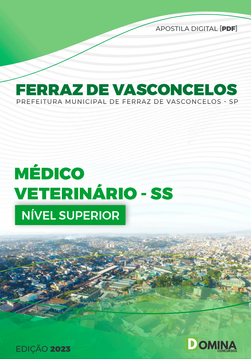 Apostila Pref Ferraz Vasconcelos SP 2023 Médico Veterinário