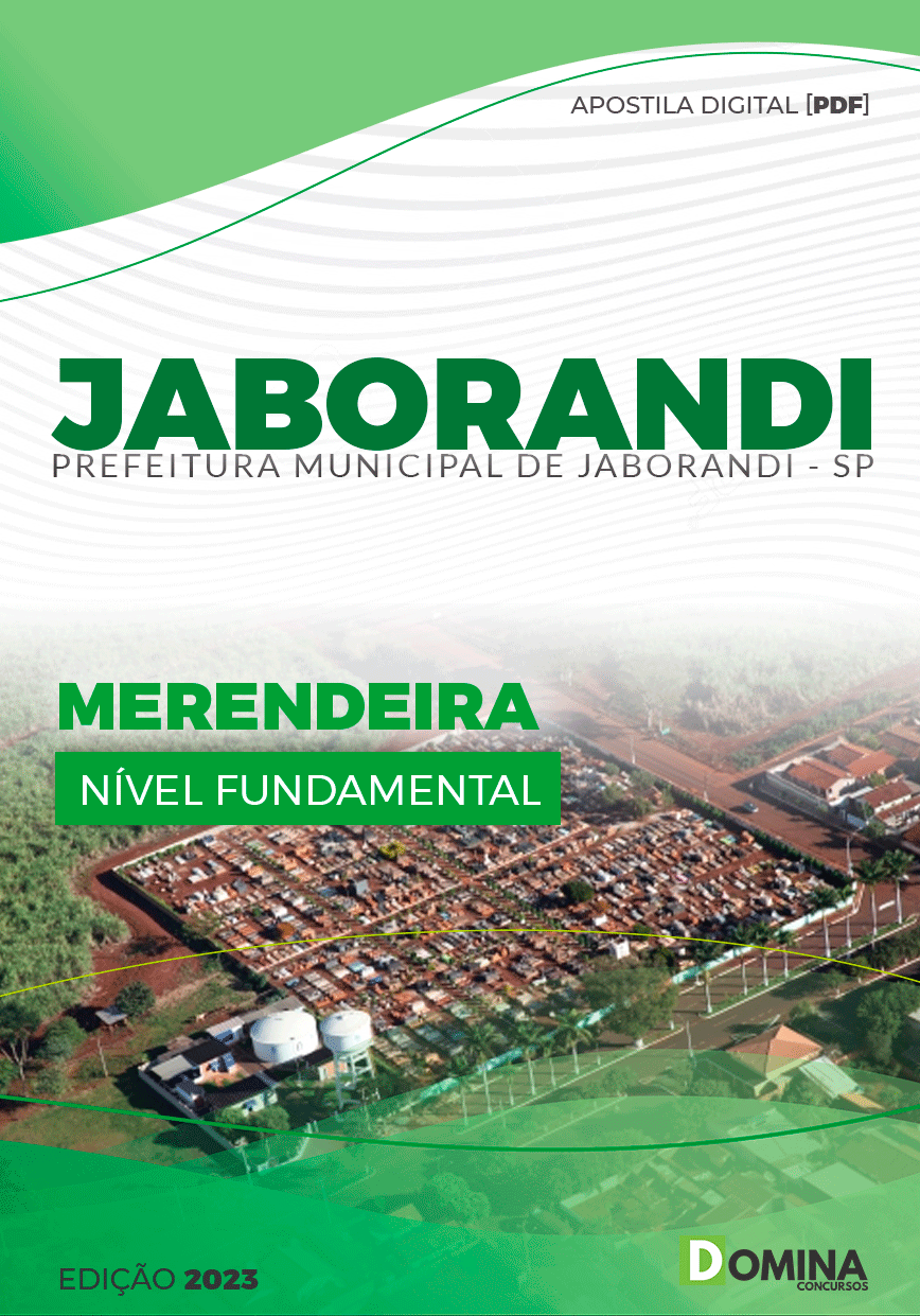 Apostila Pref Jaborandi SP 2023 Merendeira