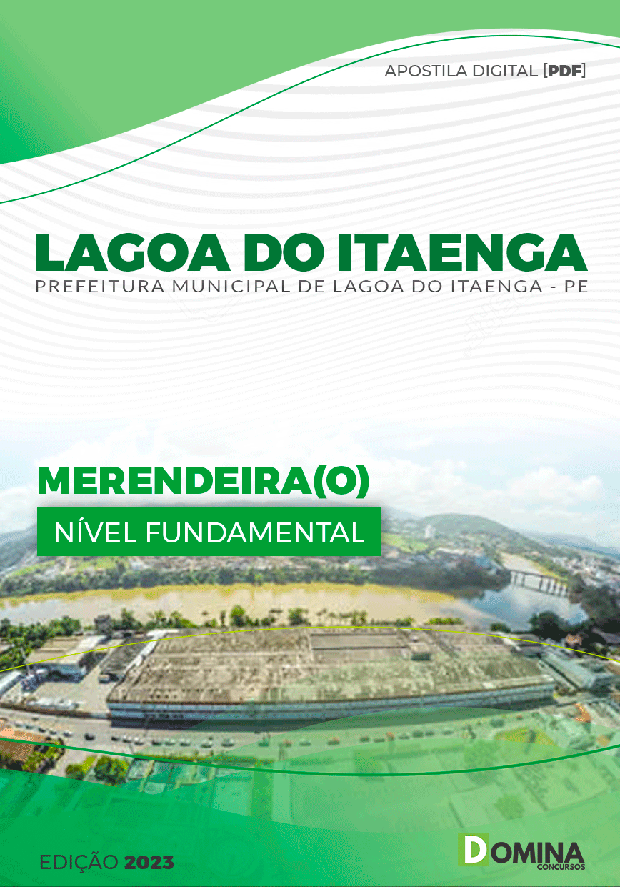 Apostila Pref Lagoa de Itaenga PE 2023 Merendeira