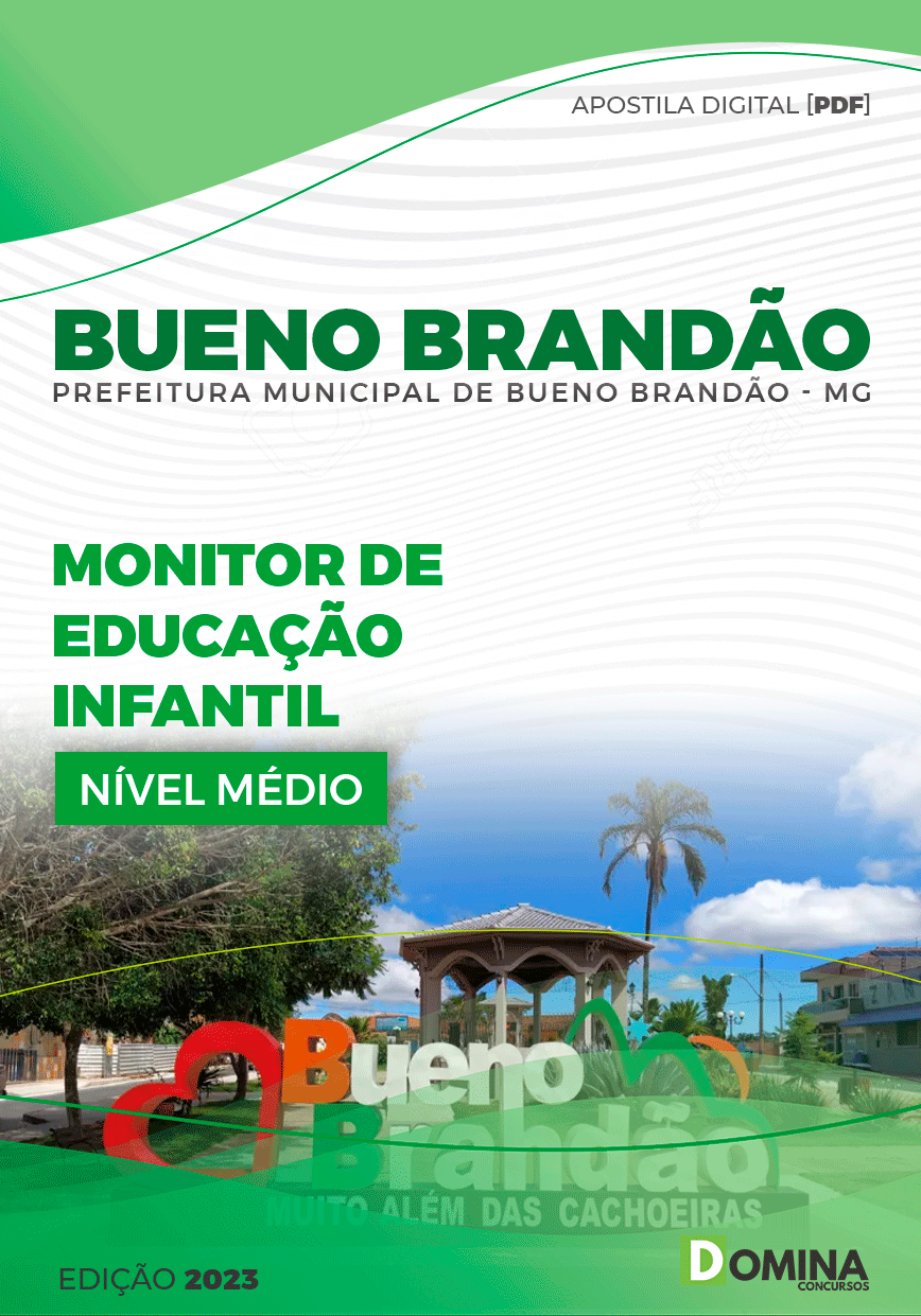Apostila Pref Bueno Brandão MG 2024 Monitor Educação Infantil