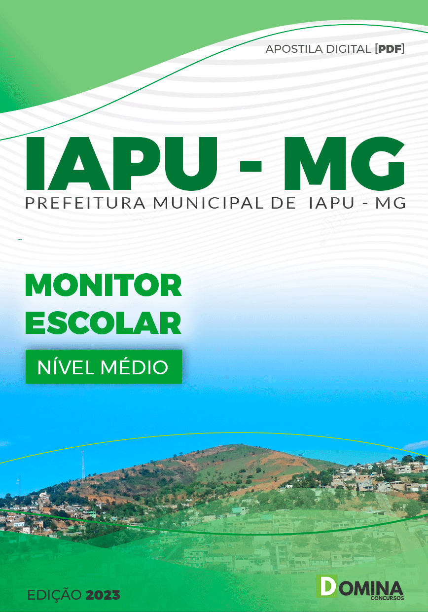 Apostila Concurso Pref Iapu MG 2023 Monitor Escolar