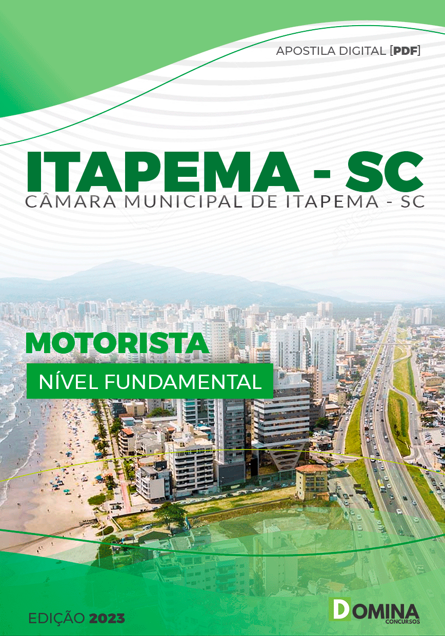 Apostila Câmara Itapema SC 2023 Motorista