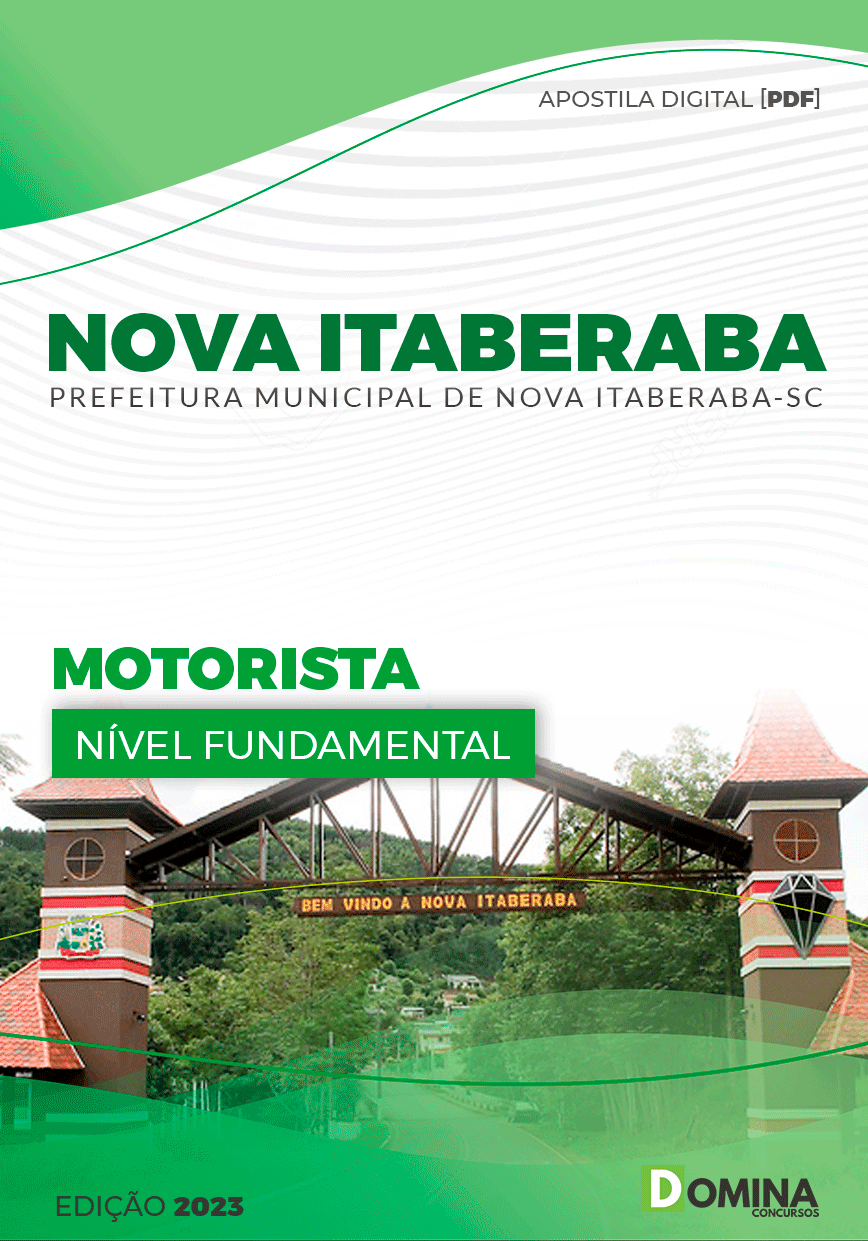Apostila Pref Nova Itaberaba SC 2023 Motorista