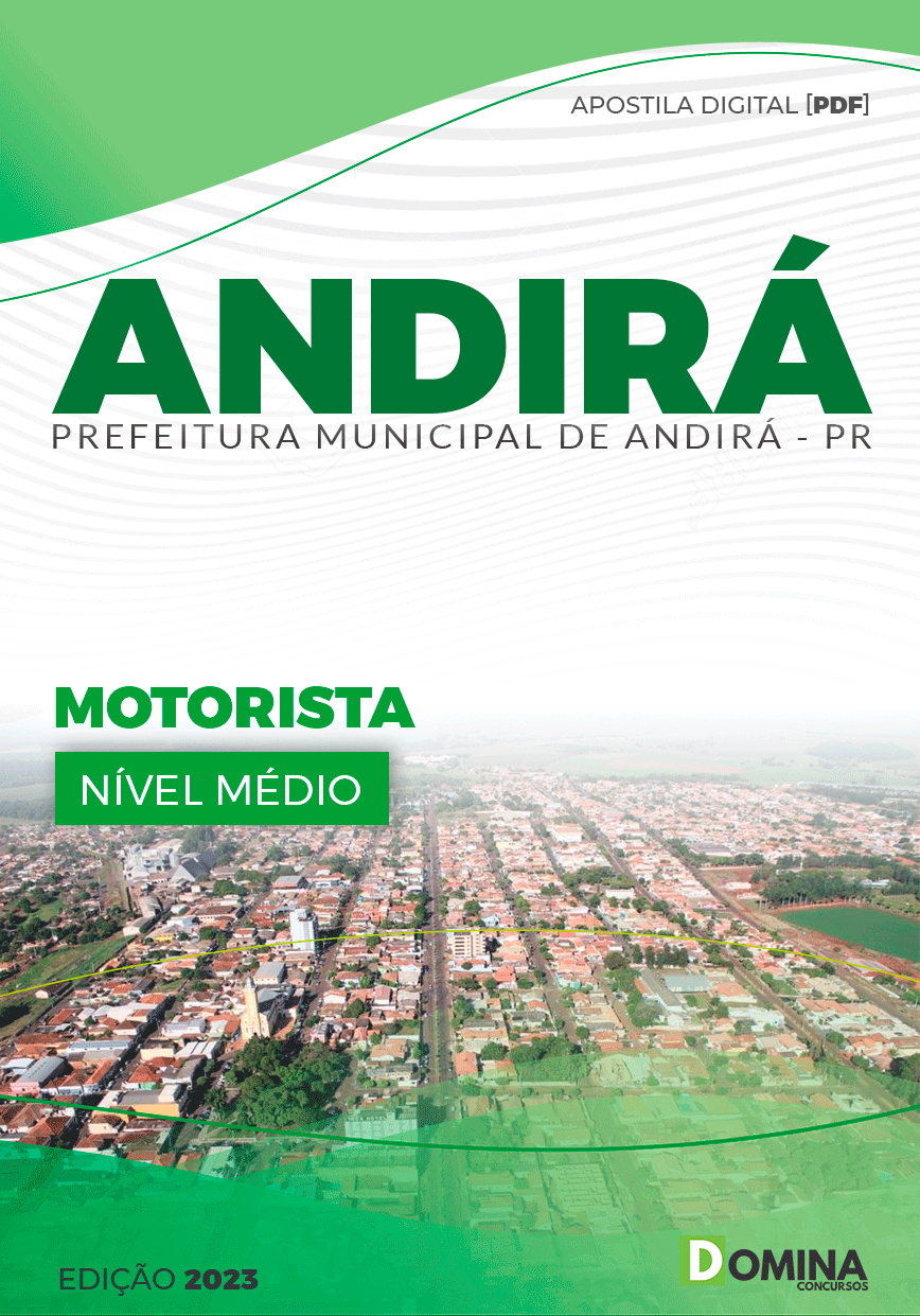 Apostila Pref Andirá PR 2023 Motorista