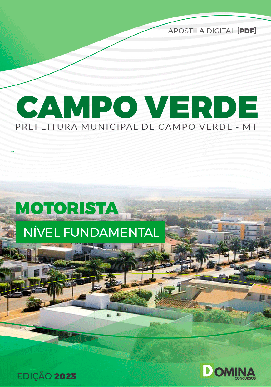 Apostila Pref Campo Verde MT 2023 Motorista