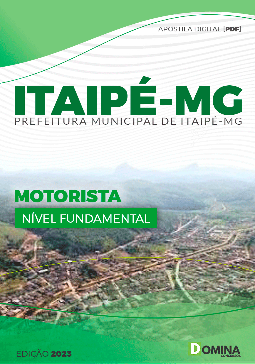 Apostila Concurso Pref Itaipé MG 2023 Motorista